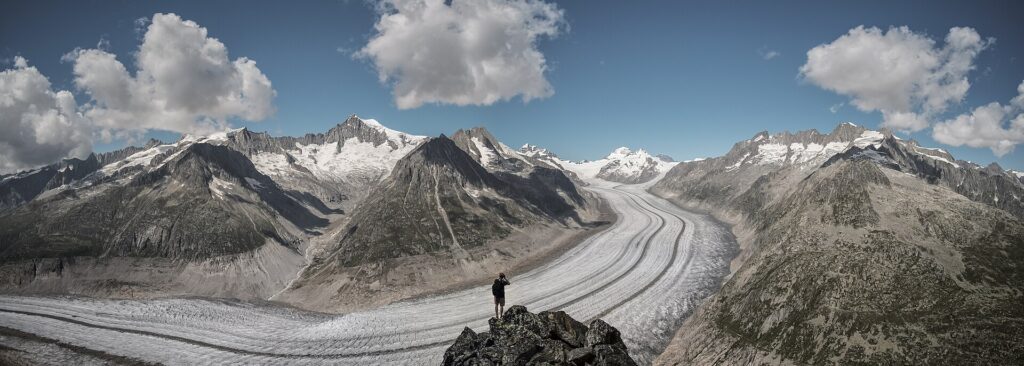 Agence web Valais – glacier d'Aletsch en Valais